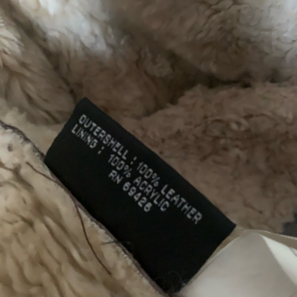 Wilson’s Leather Suede Shearling Coat - Picture 3 of 4